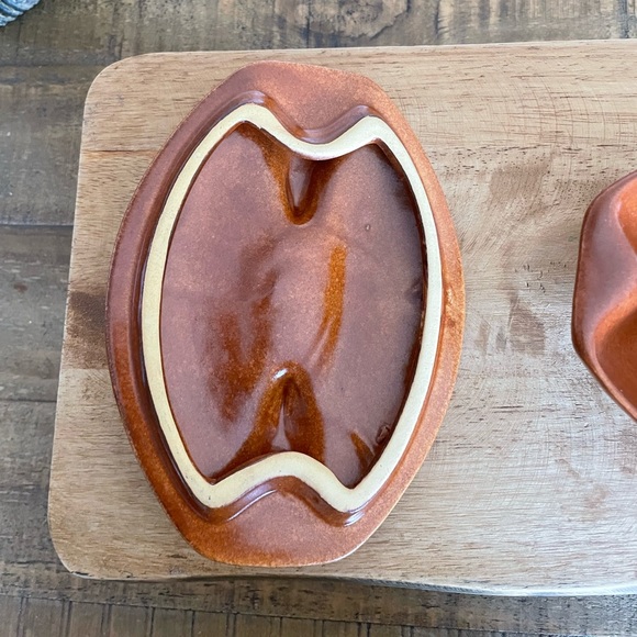 Roseville Raymor covered bowl pumpkin - Picture 4 of 7